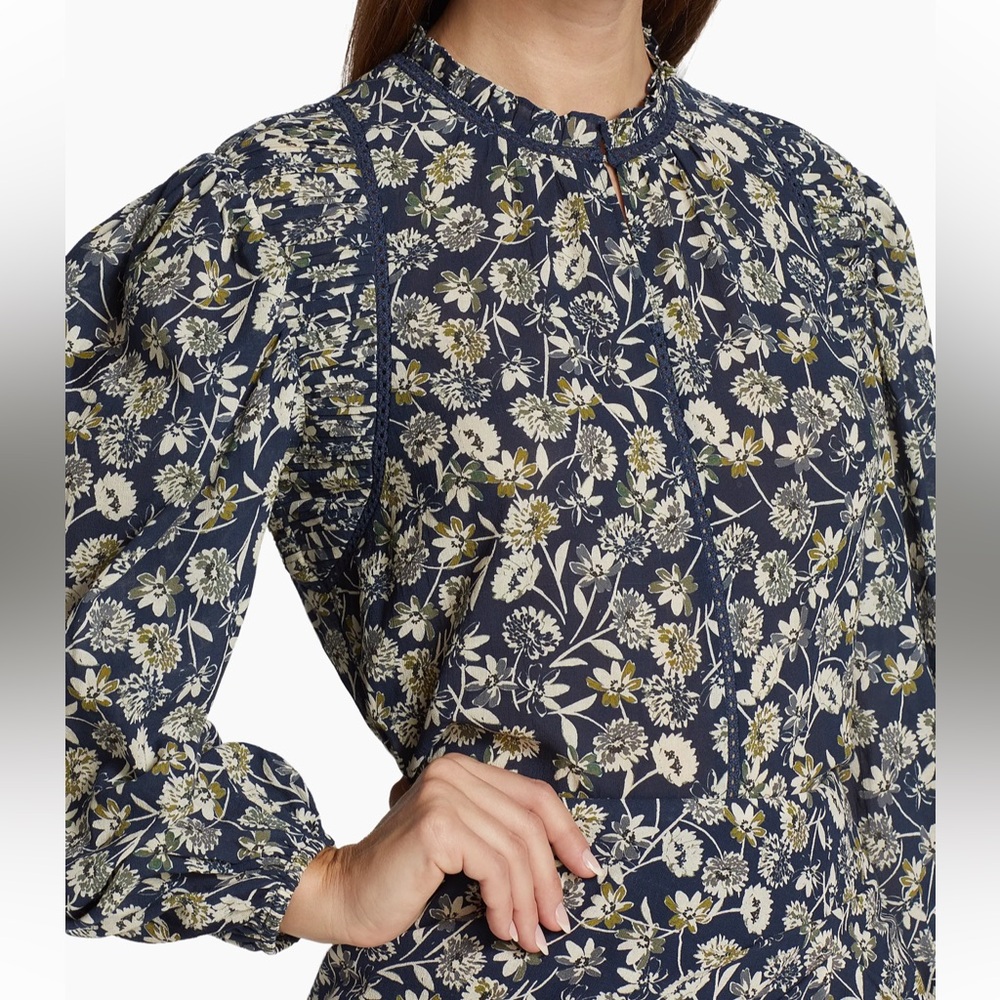 The Westside Delaney Lace-Detail Top